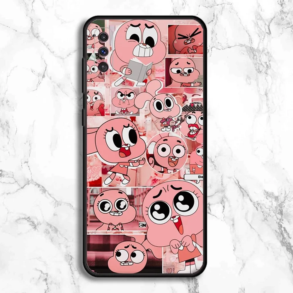 Чехол для телефона The Amazing World of G-Gumball для Samsung Galaxy A13, A21s, A22, A31, A32, A52, A53, A71, A80, A91, мягкий черный чехол для телефона