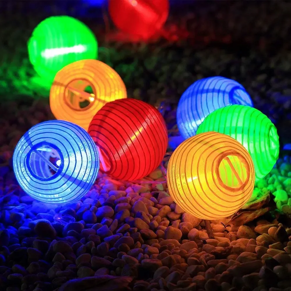 Waterdichte lantaarn Solar String Fairy Lights 6,5 m 30 LED buitenslinger terraslicht zonne-energie lamp Kerstmis voor tuindecoratie