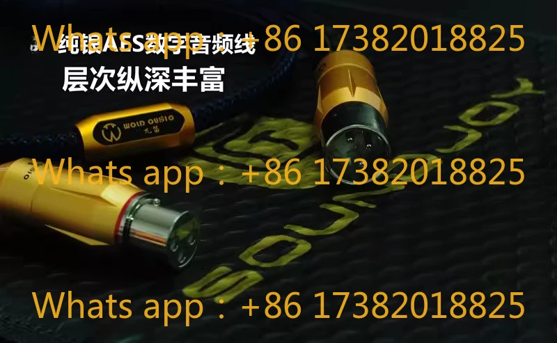 Sterling silver AES audio cable, signal cable, digital broadcast, turntable, decoder DAC 110 ohms