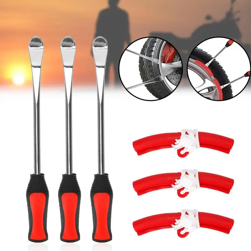 Professional Tire Maintenance Removal Spoons Tire Changing Tire Tool Set Professional Tire Changing Motorcycle Lever Tool Spoon