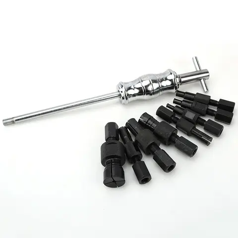 9pc Blind Hole Kit Slide Hammer Pilot Internal Bearing Puller Bearing Extractor Removal Kit