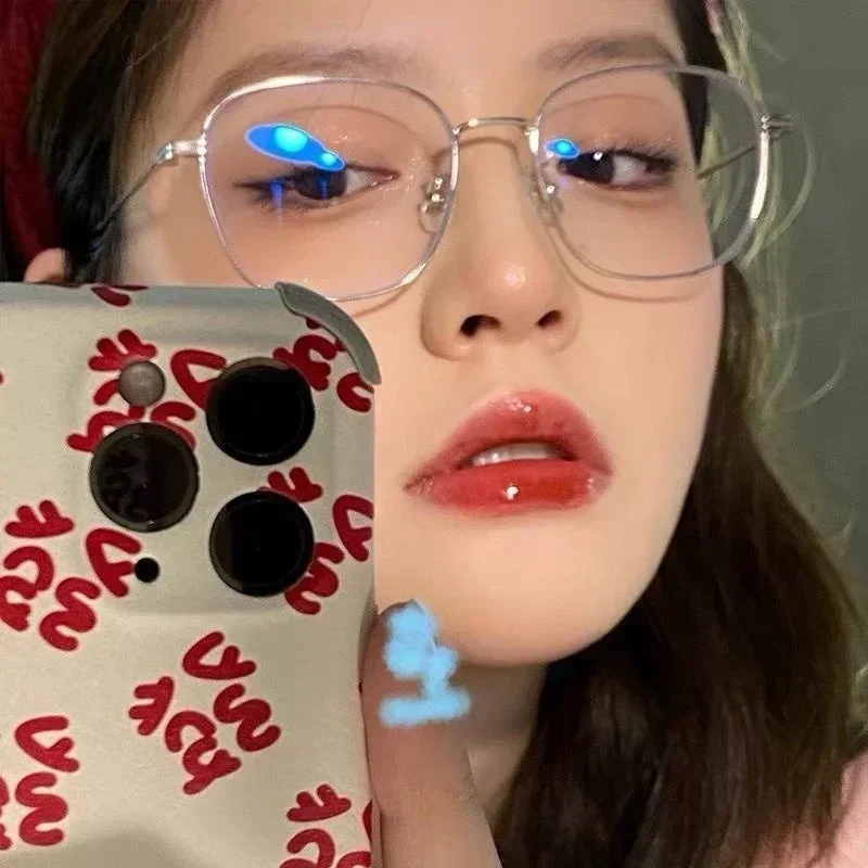 Elegant Anti Blue Light Glasses Women Summer Black Frame Optical Spectacle Rouge Eyeglasses Computer Reading Eye Protection
