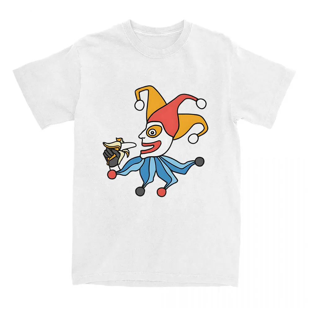 April Fools' Jimbo Print Tees Game Balatro Funny Graphic T-shirt Short Sleeve Cotton Female Tshirts Unisex Streetwear O-neck