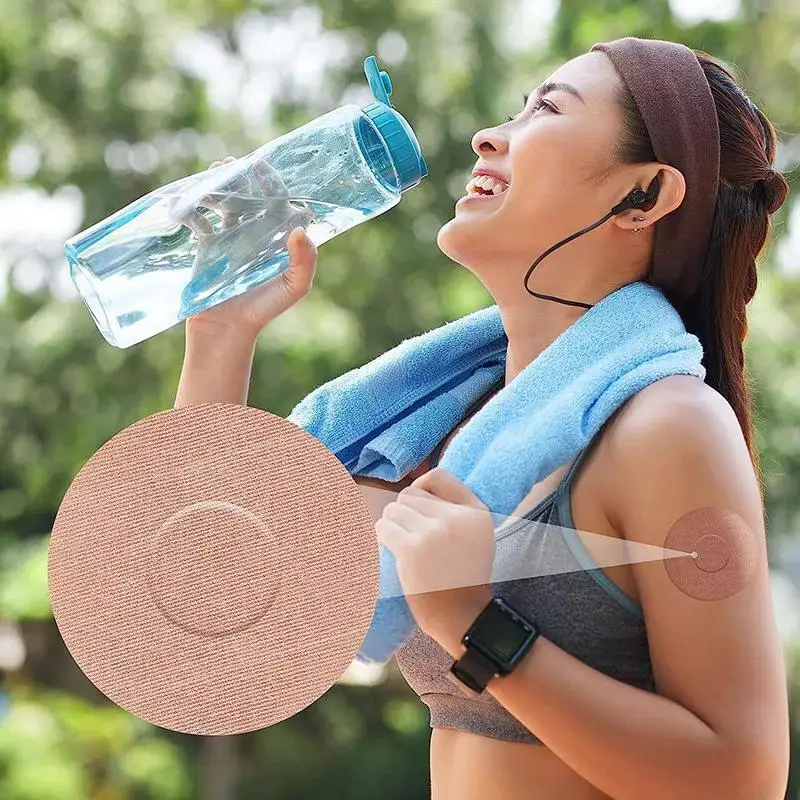 10 Stück Freestyle Libre Sensor-Abdeckungen, wasserdichte Klebepflaster, CGM schweißfeste Überklebeband, langlebig – Detail 4