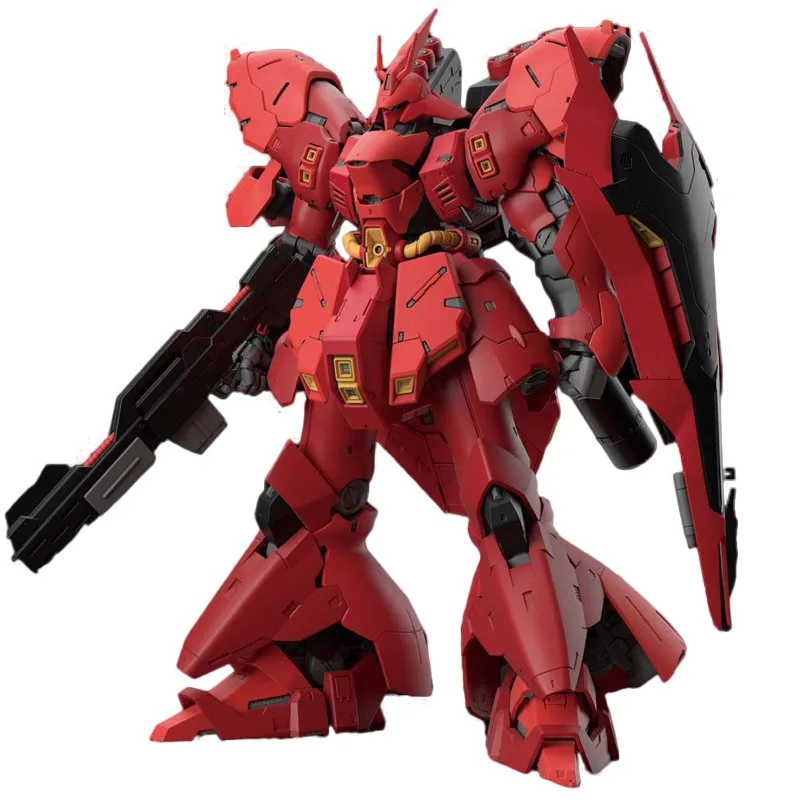 ฟิกเกอร์กันดั้มของแท้จาก Bandai รุ่น RG 1/144 MSN-O4 SAZABI ของเล่นประกอบเองสำหรับเด็กชาย เด็กหญิง ของขวัญเด็ก ของสะสม