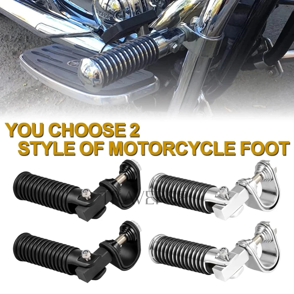 

Подножки для мотоциклов, складная регулируемая универсальная подставка для ног для Harley Davidson Street Glide Softail Sportster Dyna Yamaha