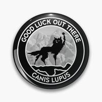 Fantastic Mr Fox Wolf Canis Lupus  Soft Button Pin Women Brooch Jewelry Gift Creative Cartoon Hat Badge Fashion Collar Decor