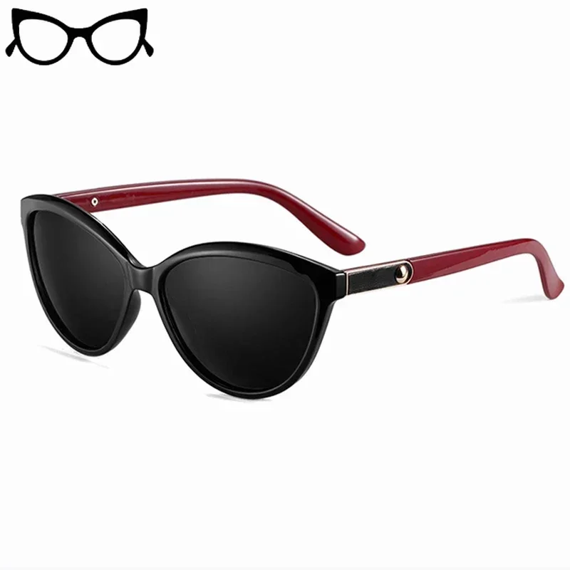 Luxury  Polarized Women Sunglasses Fashion Ladies Vintage Brand Designer Cat Eye Glasses Woman Female Sun Glasses