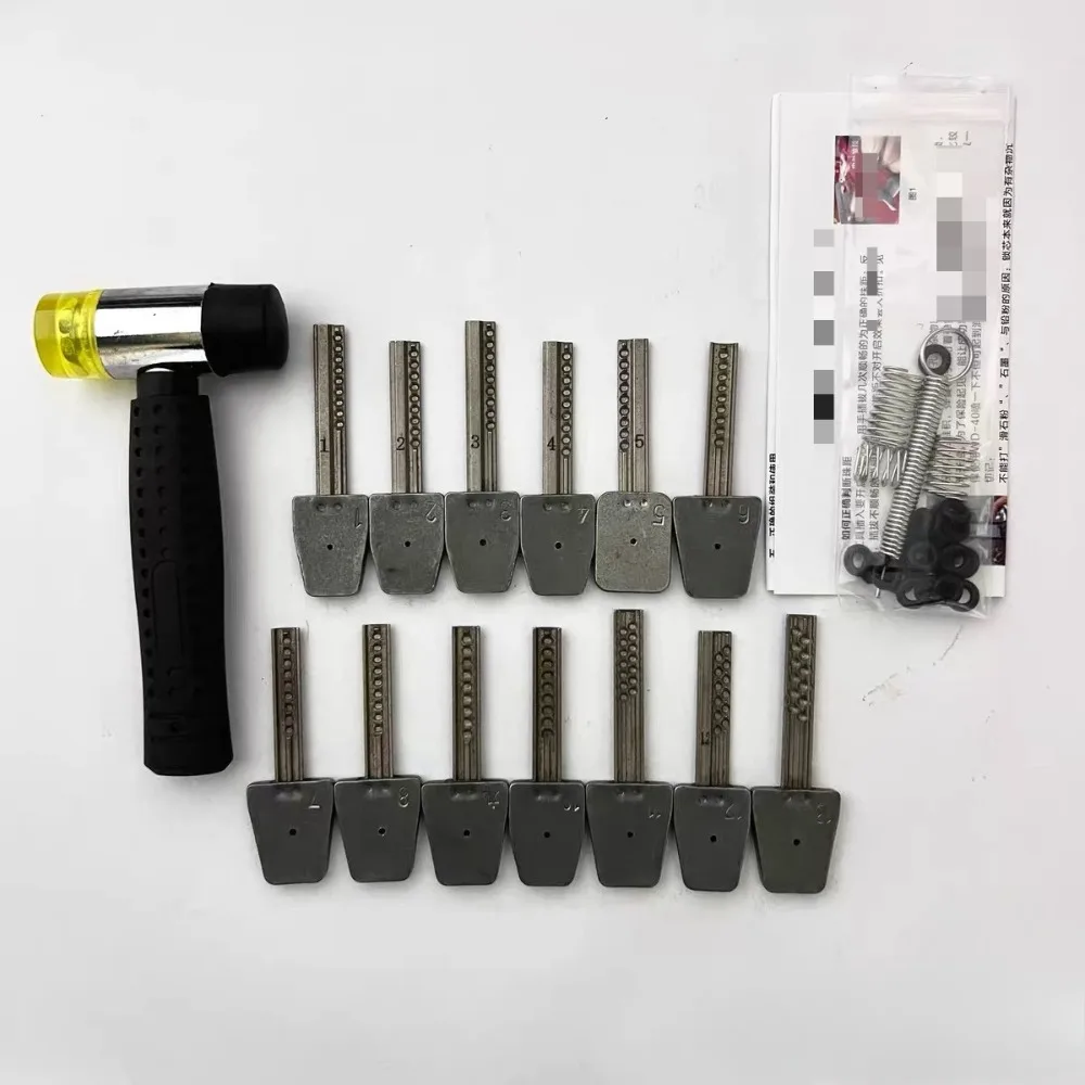 

13 шт., ключи из нержавеющей стали с набором молотков, профессиональные навесные прокладки, слесарные принадлежности, инструменты для ремонта, ручной инструмент