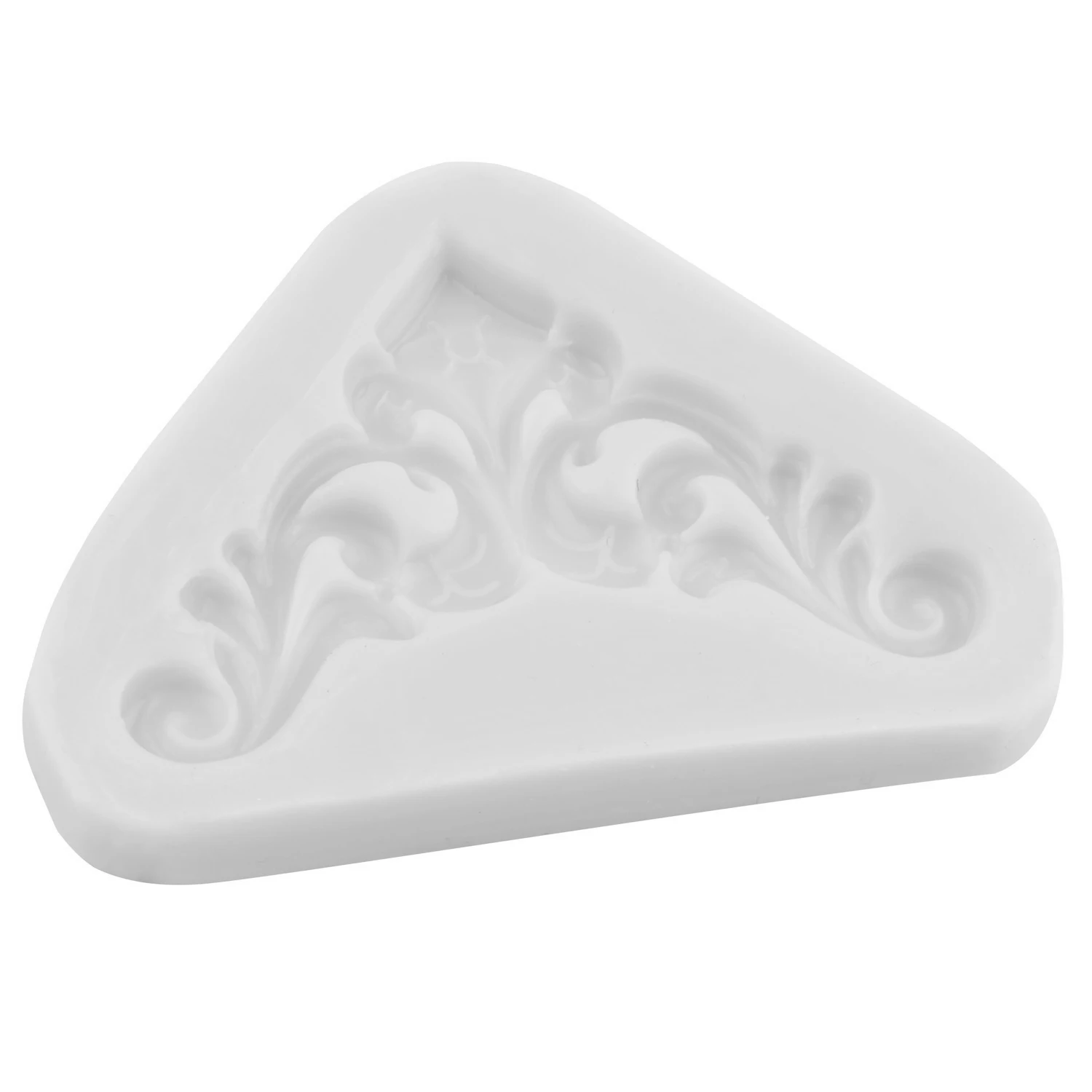 European Baroque Scroll Relief Silicone Mold Cake Border Chocolate Fondant Mould Cake Decorating Tools Resin Clay Candy Molds