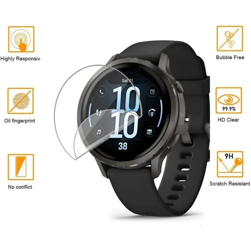 1-3PCS Soft Screen Protector For Garmin Venu 4 45mm 41mm Smartwatch Anti-scratch Hydrogel TPU Film For Garmin Venu 4 Accessories