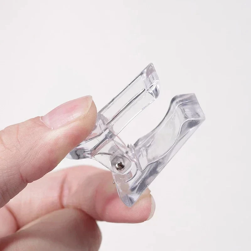 Uv Gel Finger Nail Extension LED Builder Clamps Manicure Nail Art Tool Nail Tips Clip Manicuring Art Builder Tools Set