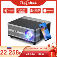 ThundeaL Full HD 1080P Projector TD98 WiFi LED 2K 4K Video Movie Beam TD98W Android Projector PK DLP Home Theater Cinema Beamer