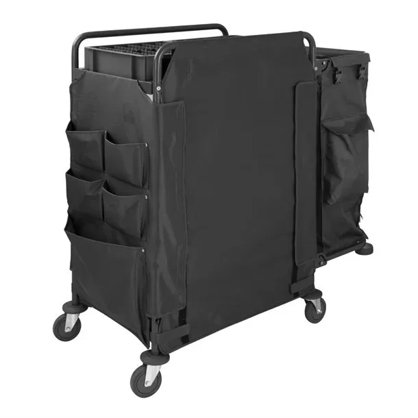 Housekeeping trolley, multi-functional hotel guest room, linen cart, cleaning work, hygiene service vehicle