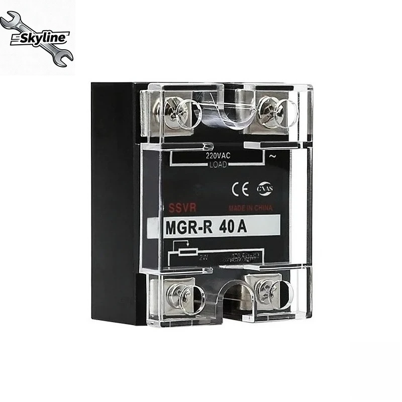 220V Single Phase Solid State Voltage Regulator Relay Module 25VA 40VA Power Control Accessory