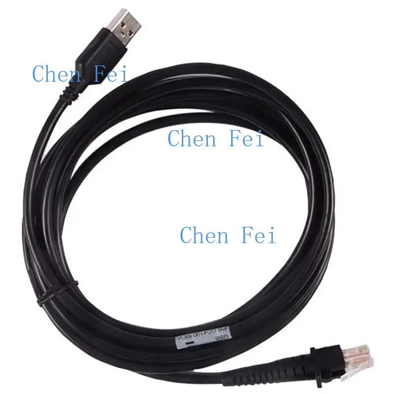 10pcs/lot New Scanner 3Meter Striaght gd4130 Scanner USB Cable For Datalogic D100 D130 GD4130 GD4400 2130 Barcode Scanner