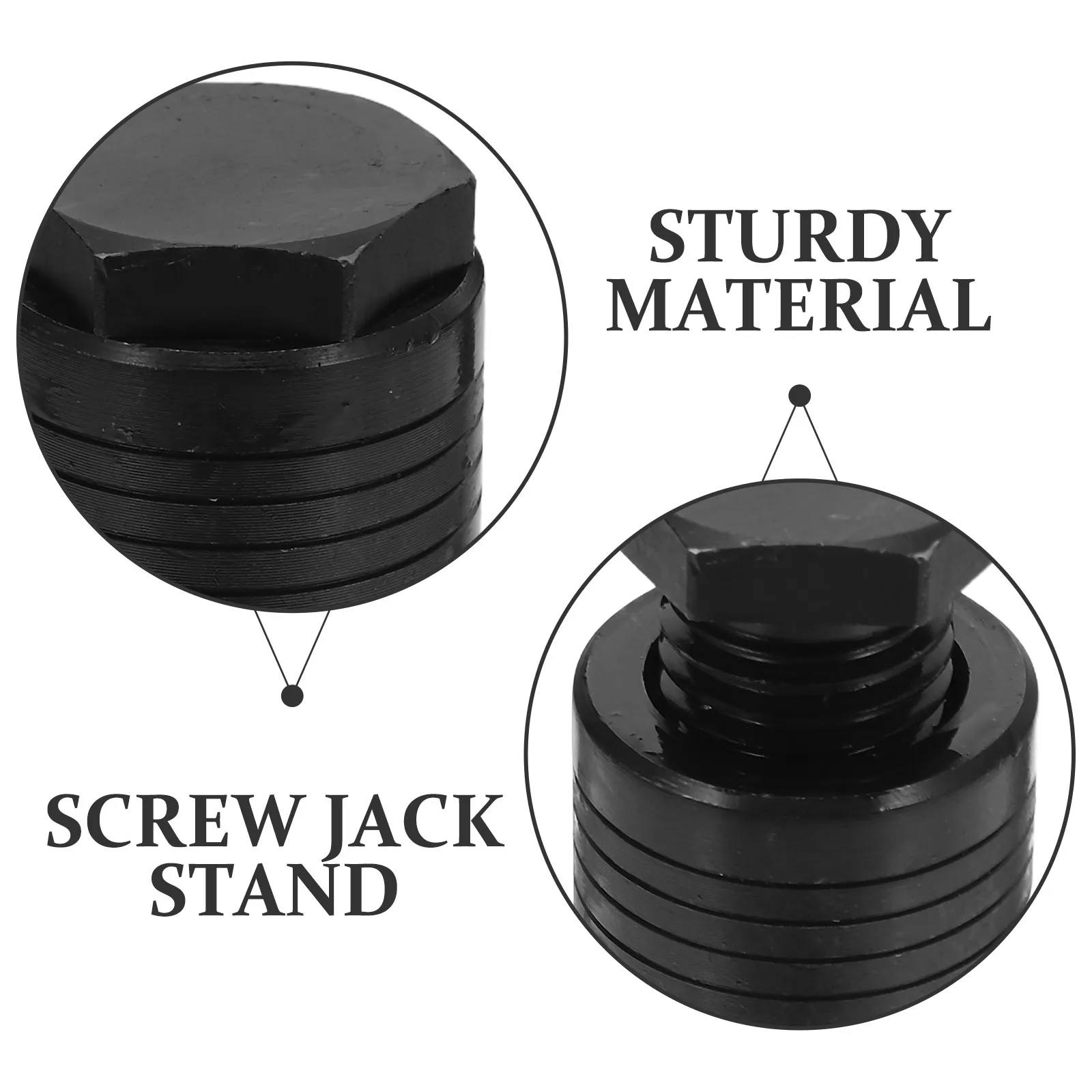 Adjustable Leveling Screw Jack Stand Heavy Duty Flat Contact Surface for Machine Tools Furniture Stabilization Mini Jack Posts