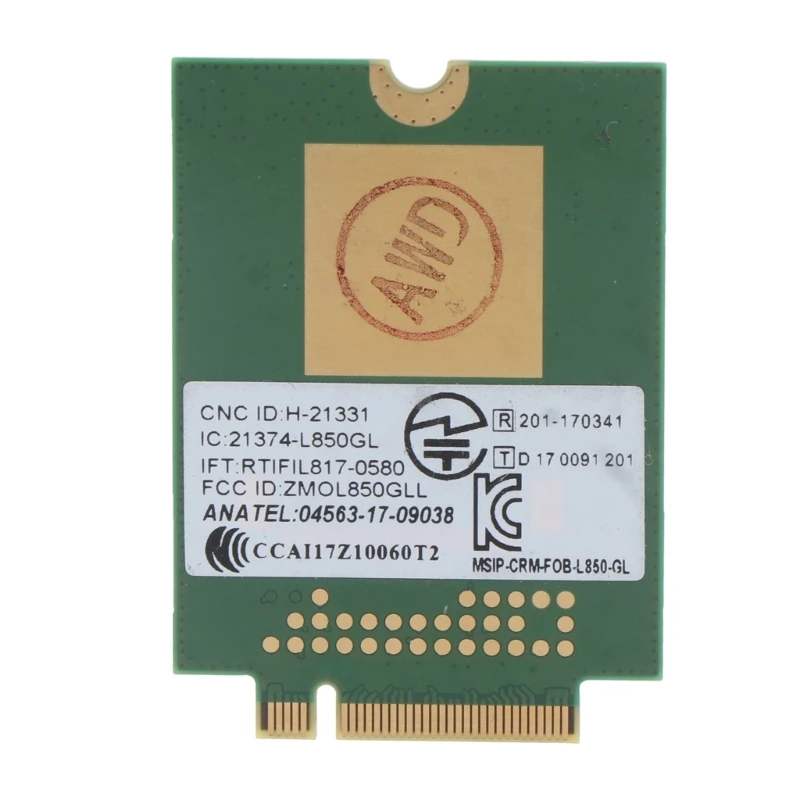 Adaptador placa sem fio Fibocom L850-GL Módulo WWAN 4GLTE paraLenovo