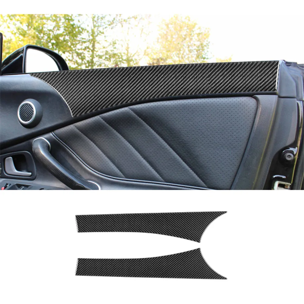 Car Interior Decoration Protection Carbon Fiber Black Sticker For Honda S2000 2000-2003 Styling Accessories