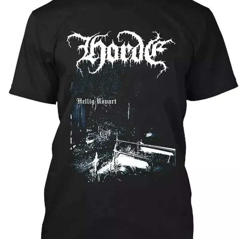 Horde Hellig Usvart Australisches Black Metal Band Musik T-Shirt S 5Xl