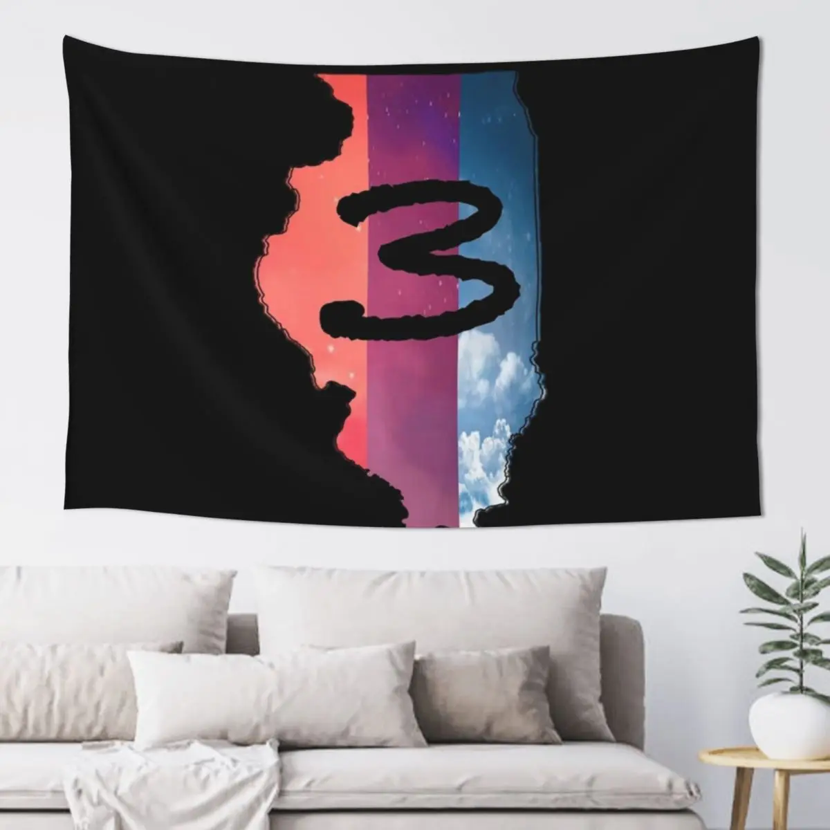 

Chance the Rapper IL (black) Tapestry Aesthetics For Room Nordic Home Decor Hanging Wall Tapestry