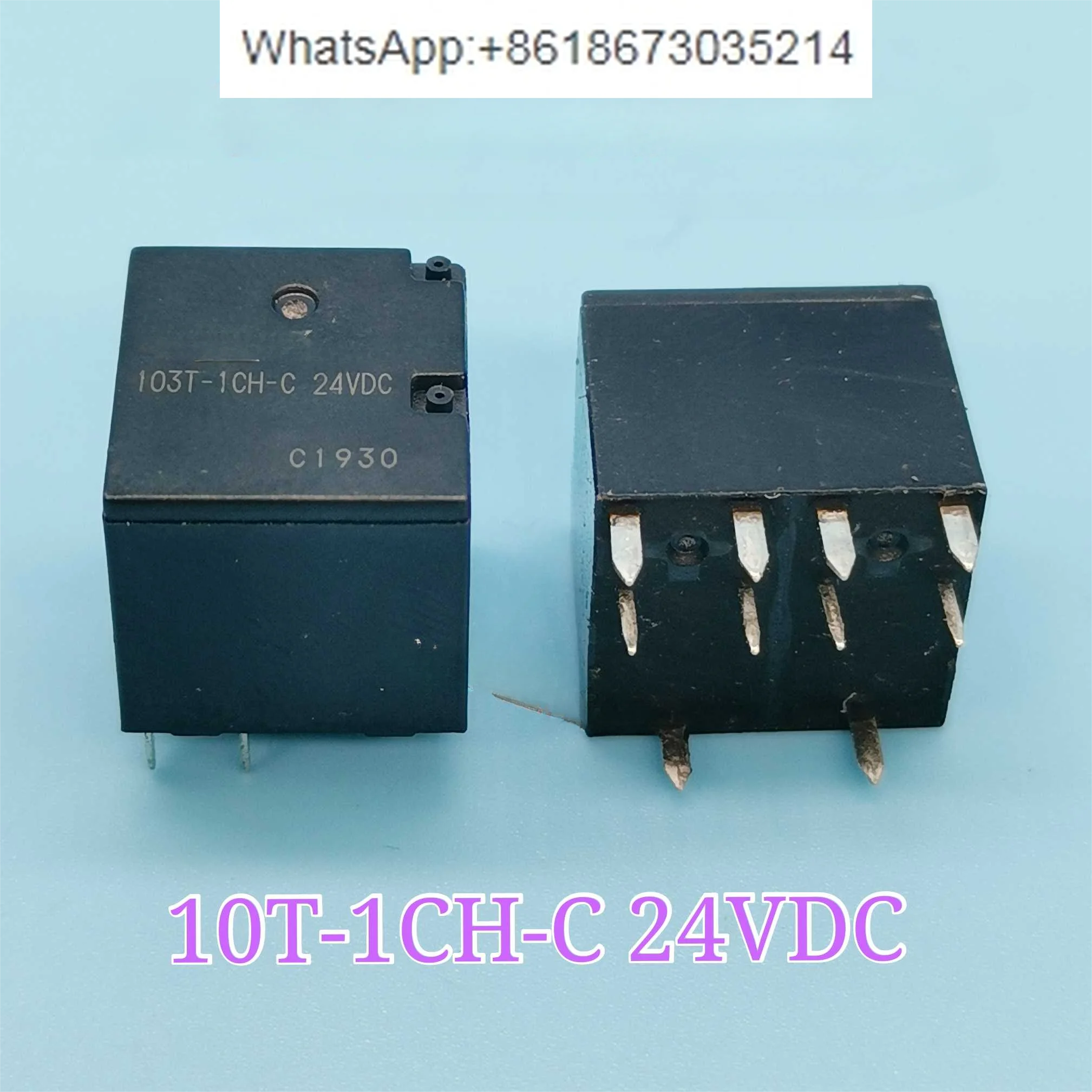 10 Stück 103T-1CH-C 12 VDC 24 VDC Relais 10 Pins 20 A