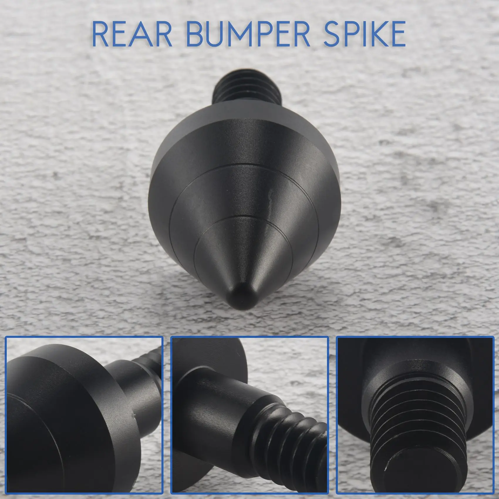Superior-Rear Bumper Spike Guards Protector For Benz SMART Fortwo ED 451 2009-2014