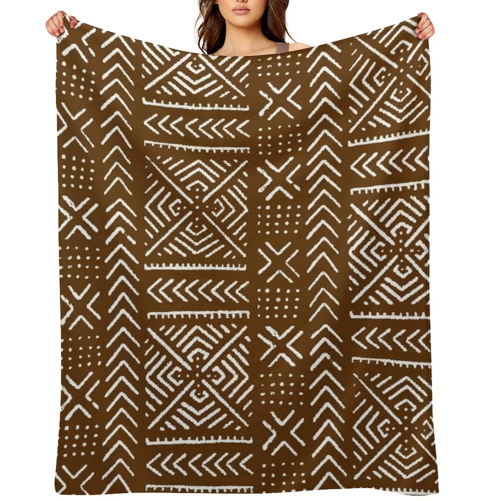 

Line Mud Cloth // Brown Throw Blanket Fashion Sofas Sofa Throw Warm Blankets Sofas Of Decoration Blankets