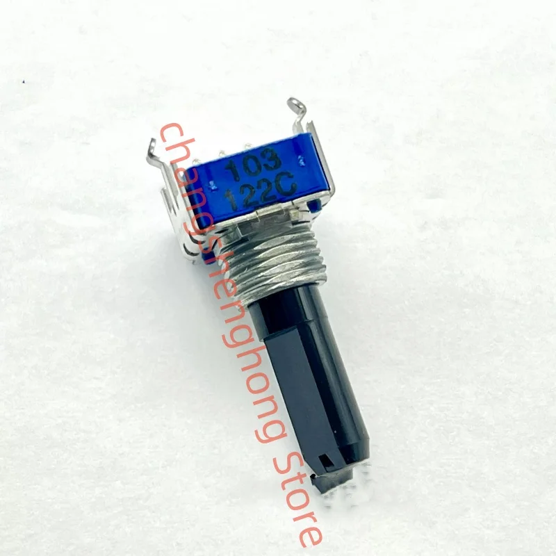 1pcs for ALPS RK11 10K Rotary Potentiometer 103 axis length 18mm with midpoint positioning