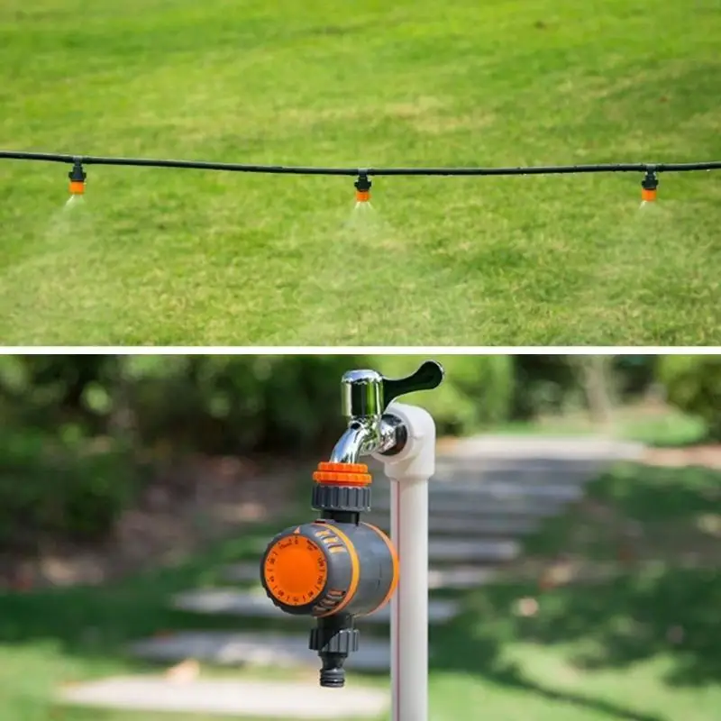 

97QD Faucet Watering Controller ABS Plastic Watering Timer for Precise Irrigation in Public Green Spaces