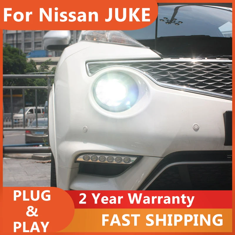 for Nissan JUKE headlights 2013 2014 2015-2018 led ESQ headlight Head Lamp led drl projector Car Light Assembly