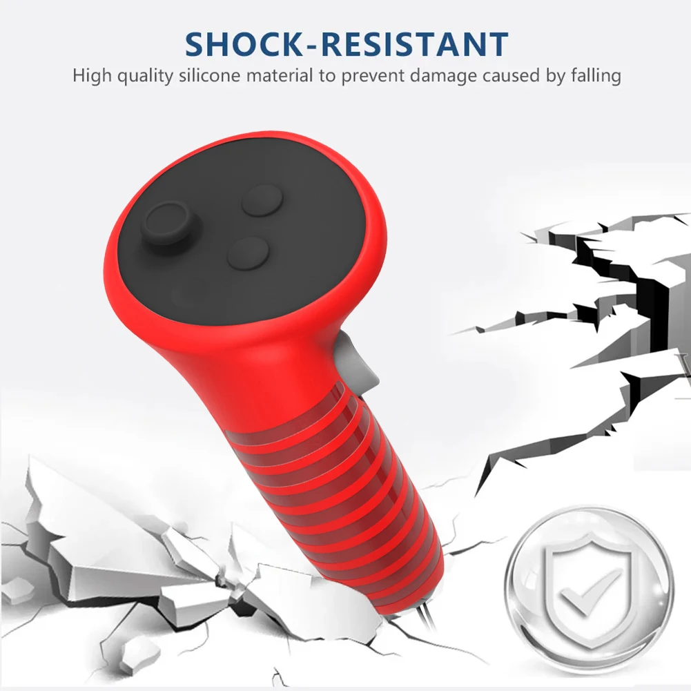 Controller Silicone Case for Meta Quest 3 VR Accessories Joystick  Cover Non-Slip Controller Grips Cover for Meta Quest 3