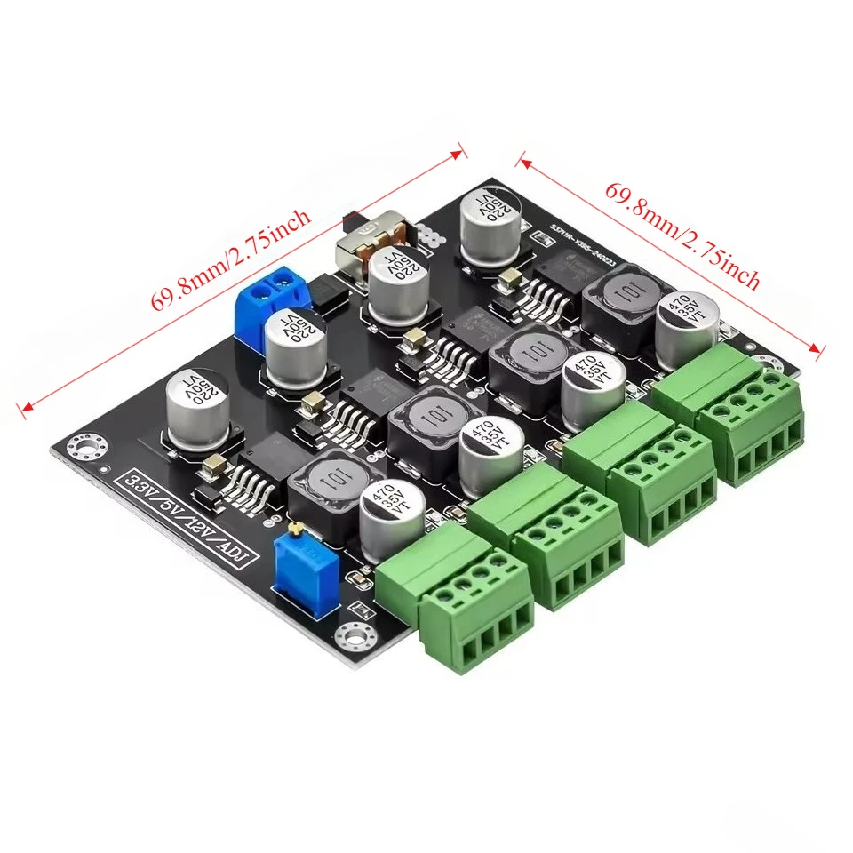 LM2596 Multi Output Power Supply Module 33V 5V 12V ADJ Adjustable Voltage Regulator for Arduino DIY Project