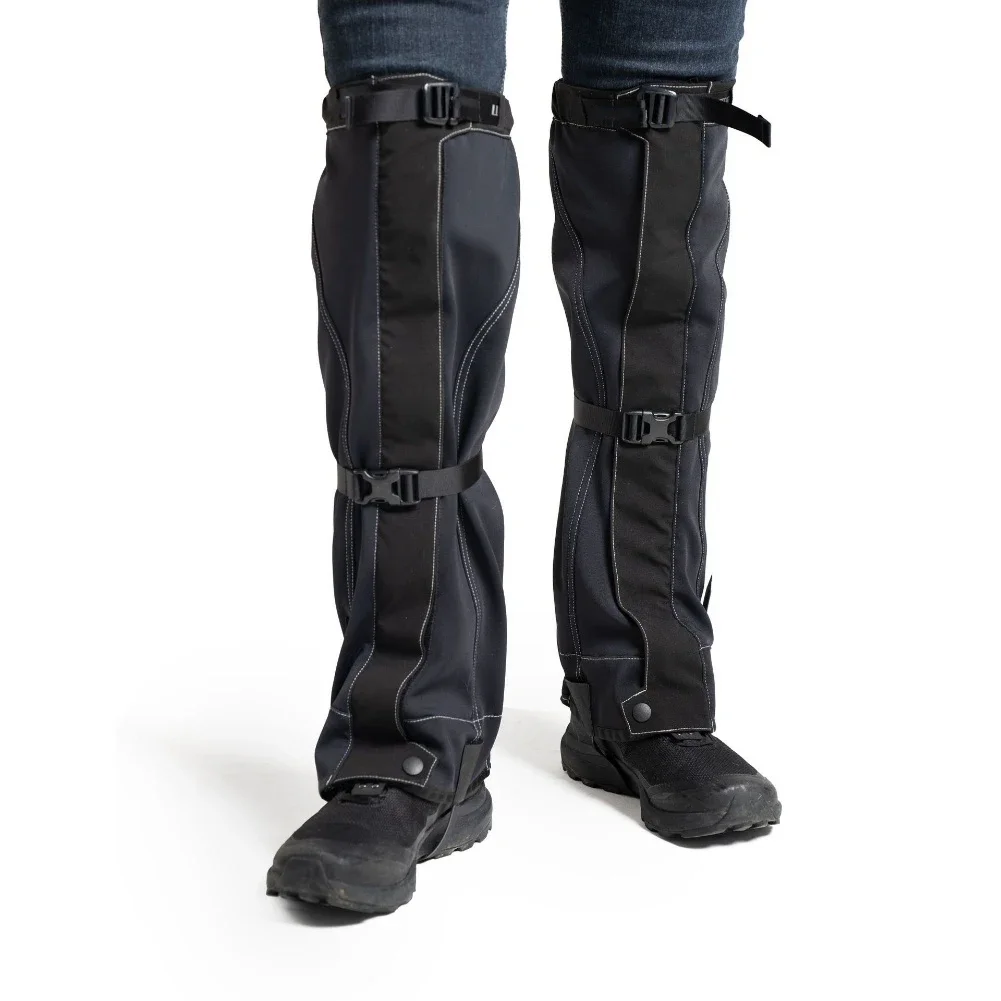 Fleece Insulated Hiking Gaiters with Windproof Fabric and Quick Fit Design for Trail Running Skiing and Hiking