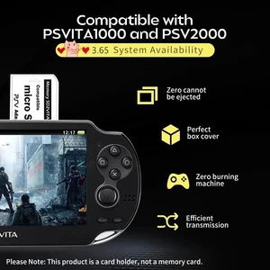 فتحة بطاقة Aolion-Micro SD ل PS Vita، بطاقة TF، محول ألعاب، الإصدار 6.0 SD2VITA ل PSV 1000 2000، النظام 3.65 أفضل 10 مبيعات PS Vita مستعملة - رقم 2