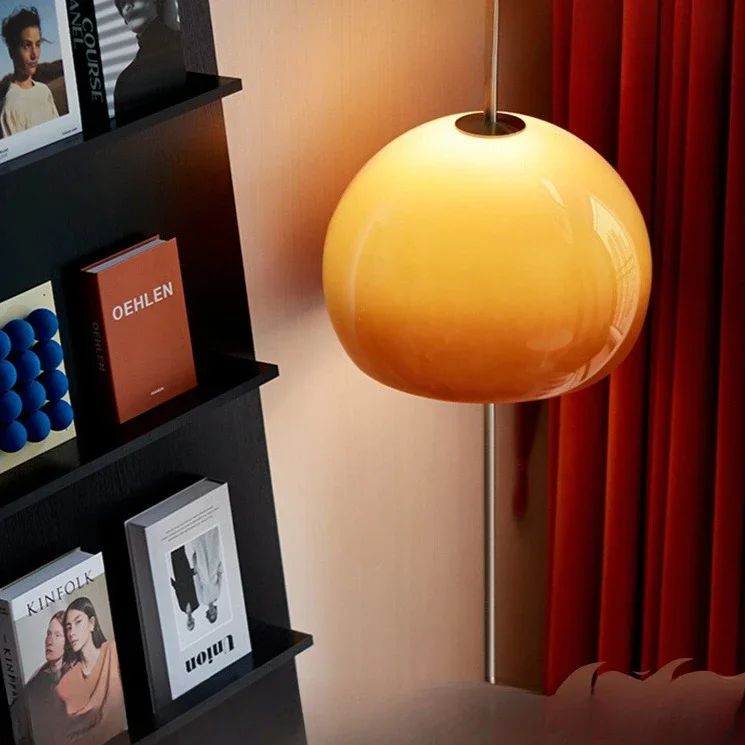 

Mushroom Floor Lamp Bauhaus Vintage INS Style Retro Glass LED Lamp for Living Room Bedroom Bedside Mid-Century Modern Decor