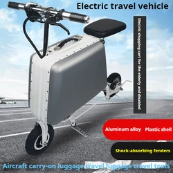 Bagages électriques pliables et portables, bagages intelligents pour les voyages d'affaires en titane, l'embarquement