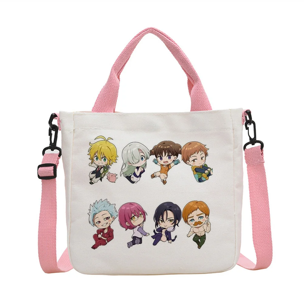 Seven Deadly Sins tote bag canvas  shopper shoulder  reusable torba na zakupy femme