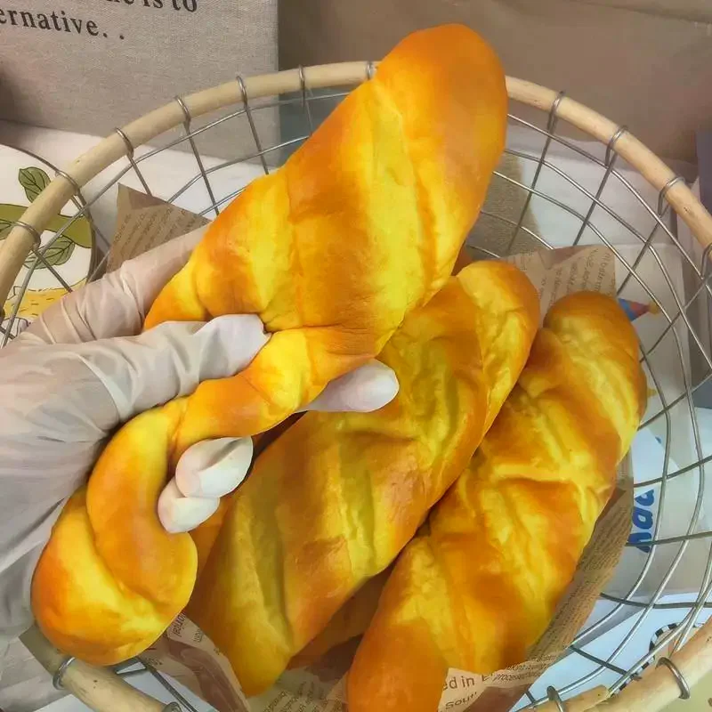 /GJ/Bread Cake Model Slow Rebound Soft Cheese Sponge Toy Comfortable Thick Finger Sticky Sensory Toy Fluffy