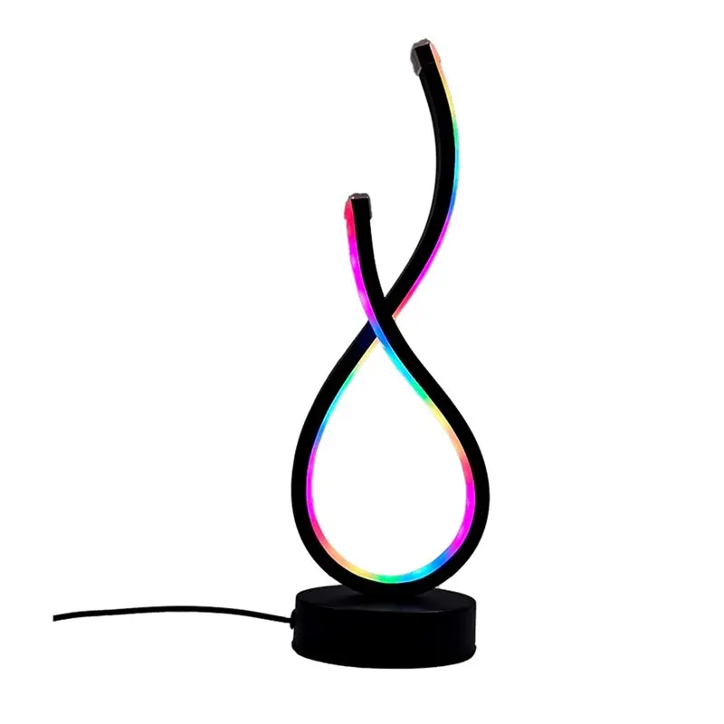 【PROMOTION】USB Powered LED Desk Lamp With Adjustable Lighting, 36 Color Modes RGB, And Touch Button Control