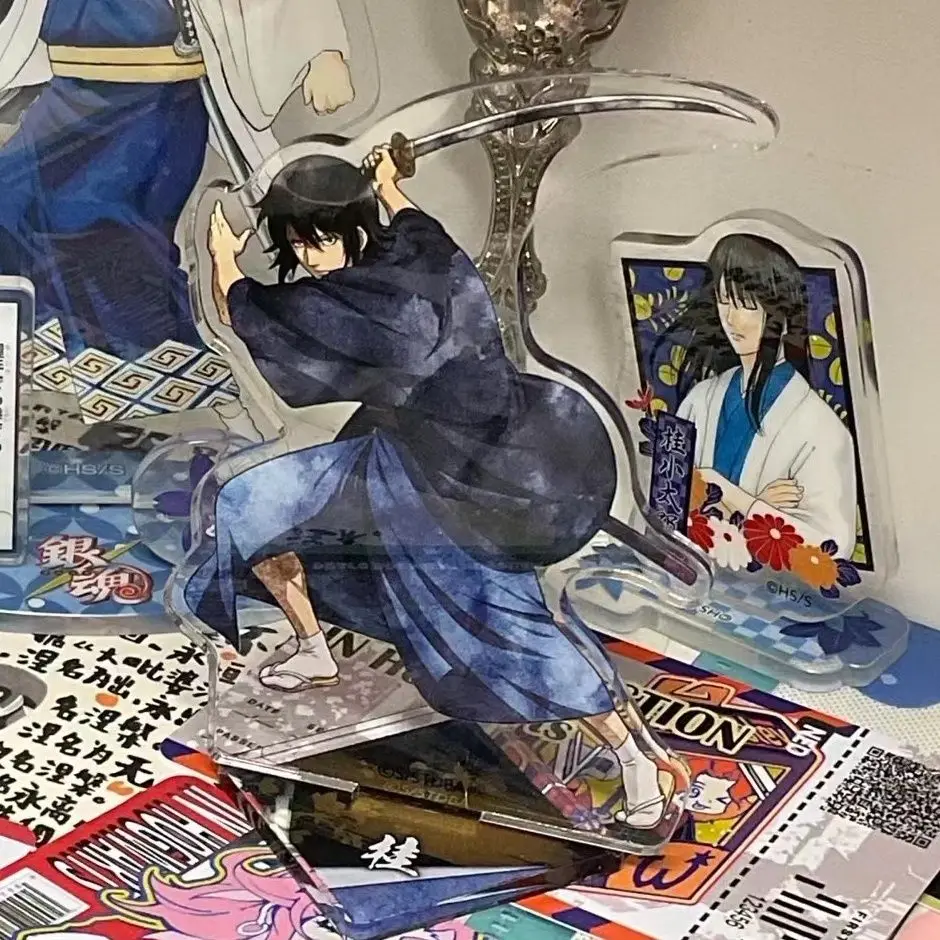 Katsura Kotarou Swing The Knife акриловая подставка Gintama аниме коллекция товаров фигурка настольный дисплей украшение орнамент аксессуары