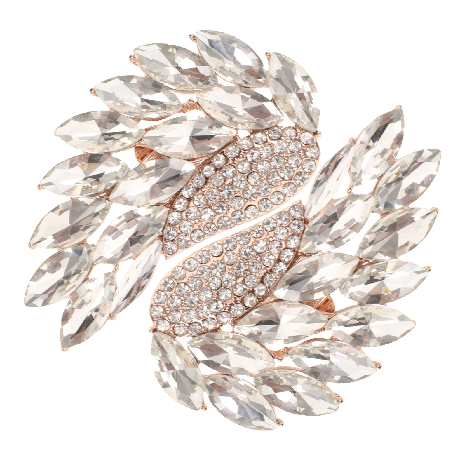 

2Pcs Rhinestone Wing Shoe Clips Durable Zinc Alloy Crystal Shoes Decoration for High Heels Flats Sandals DIY Wedding Shoe