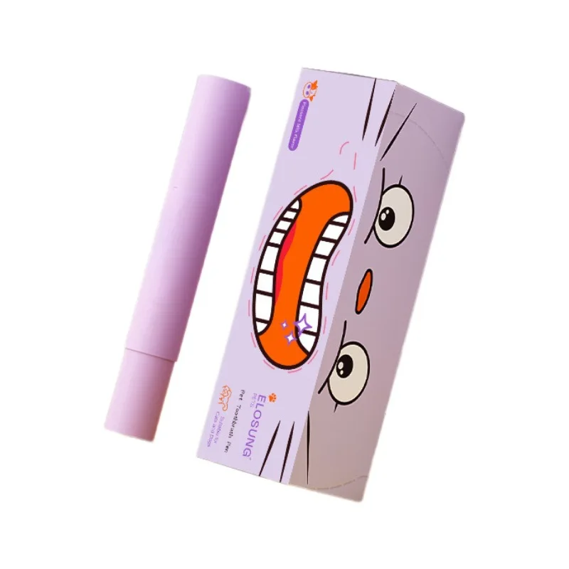 معجون أسنان عالمي لتنظيف الأسنان للقطط والكلاب، فرشاة أسنان ذات نفس منعش في واحد، سهلة الاستخدام، قلم تنظيف أسنان الحيوانات الأليفة #5