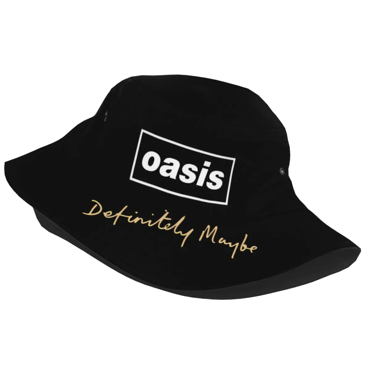 Hot Summer Headwear British Music Definitely Maybe Merchandise Bucket Hat Unisex Hot Sun Hats O-Oasis Ispoti Fishing Caps Hiking