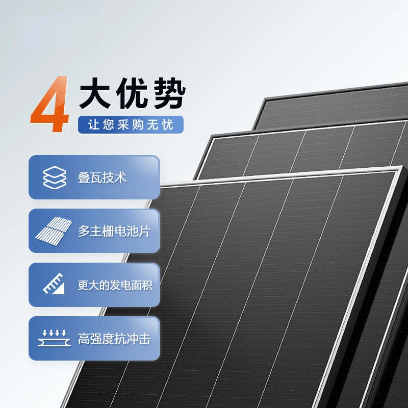 100W Laminated Solar Panel Single Crystal Power Panel All Black Photovoltaic Module Battery Roof