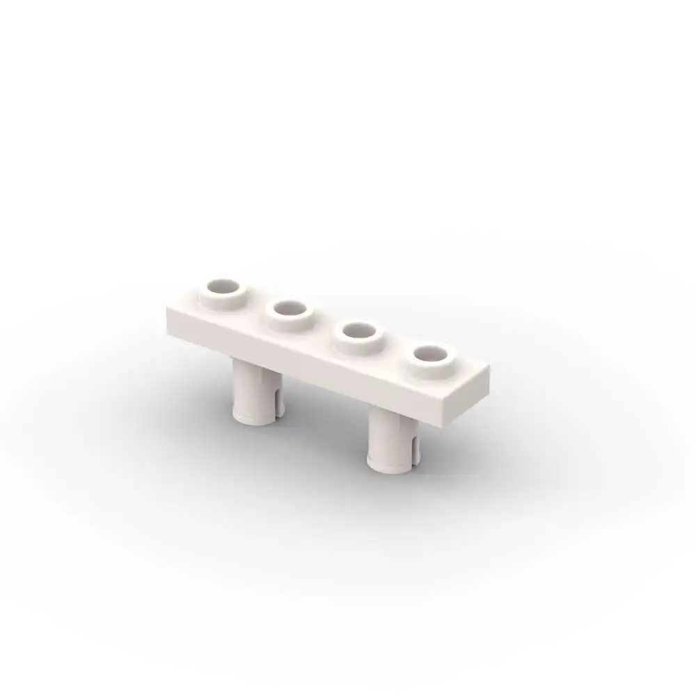 Moc 10 pçs 68382 modificado 1x4 com pinos na parte inferior blocos de construção kit casa parte tijolos partícula diy brinquedos crianças presentes aniversário