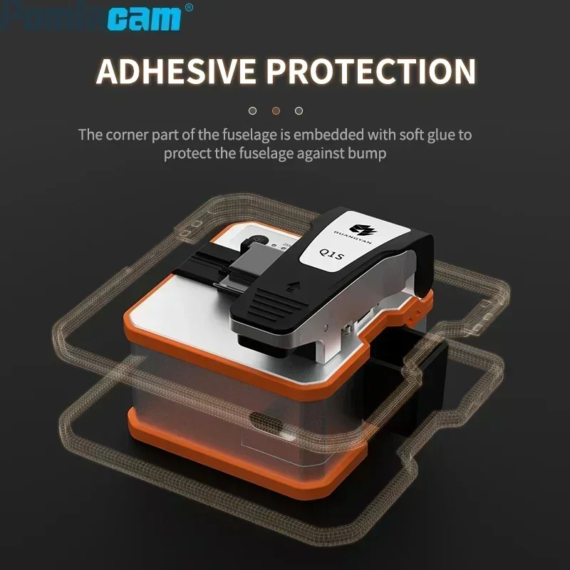 Totalmente Automático Recarregável Fibra Óptica Cutelo, Ftth Optical Fiber Cable Cutter, Q1S