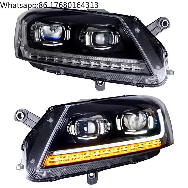 For YU GUANG for Volkswagen VW Passat B7 2012 2016 Head Lamp Upgrade LED Head Light DRL Headlights Lens Accessories Front Light