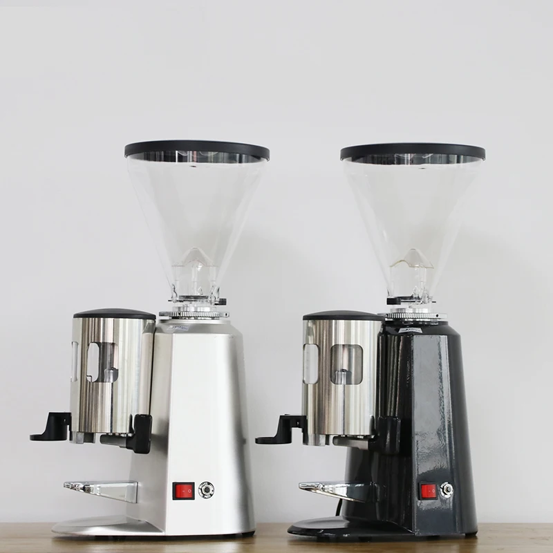 Penggiling Kopi Df64 Listrik Komersial Duri Datar 1Zpresso Espresso Profesional Aluminium 64Mm 110V Baja Tahan Karat