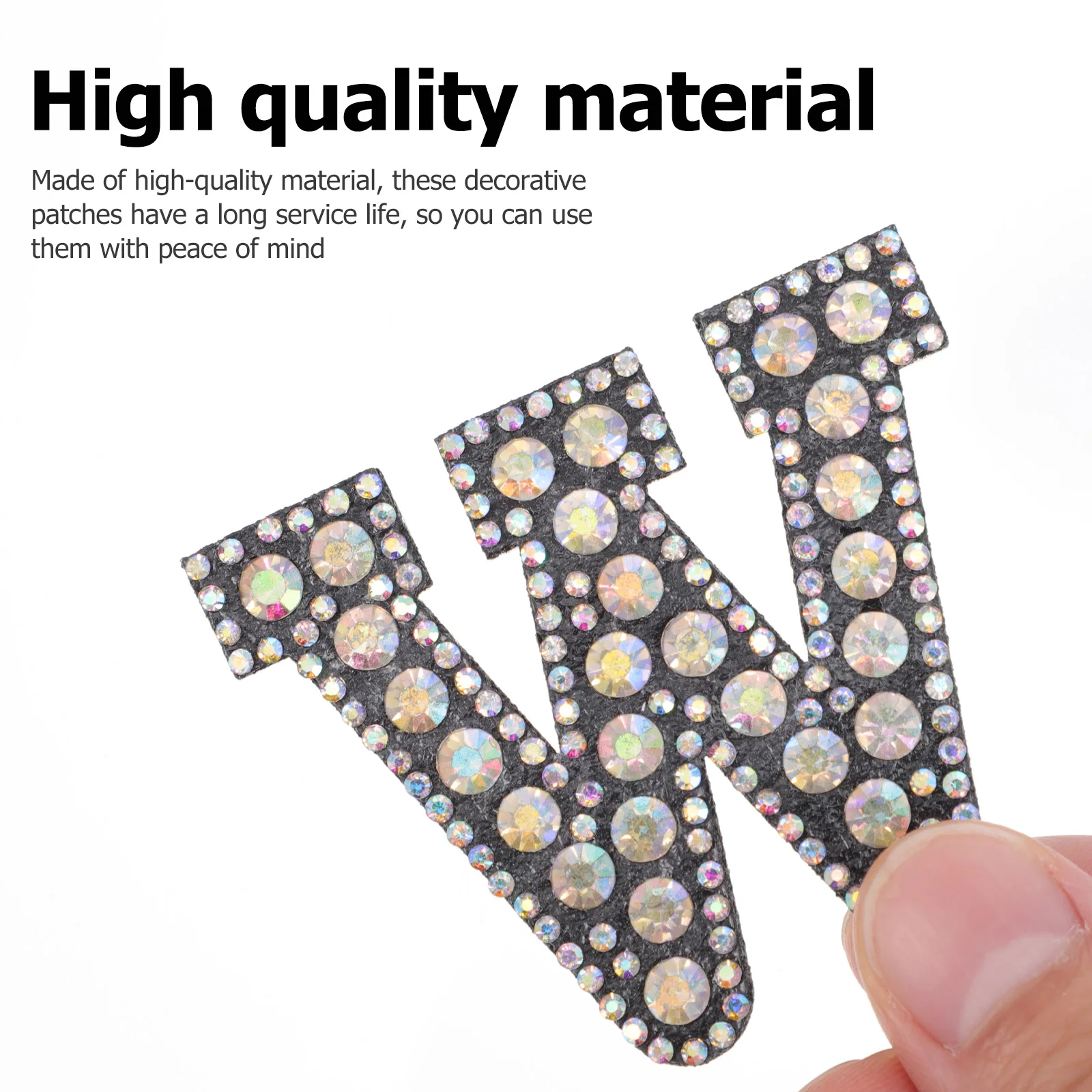 

26pcs Rhinestone Patches Sewing Clothing Delicate Repair Appliques Bag DIY Repair Appliques Elegant Durability Practicality
